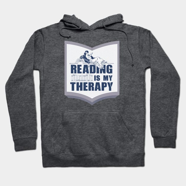 Reading is My therapy Hoodie by FunawayHit